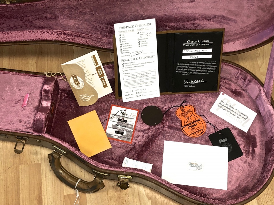 2019 Gibson Custom Shop 57 Les Paul Goldtop
