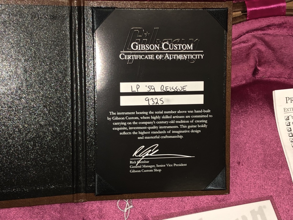 2013 Gibson Custom Shop 59 Reissue